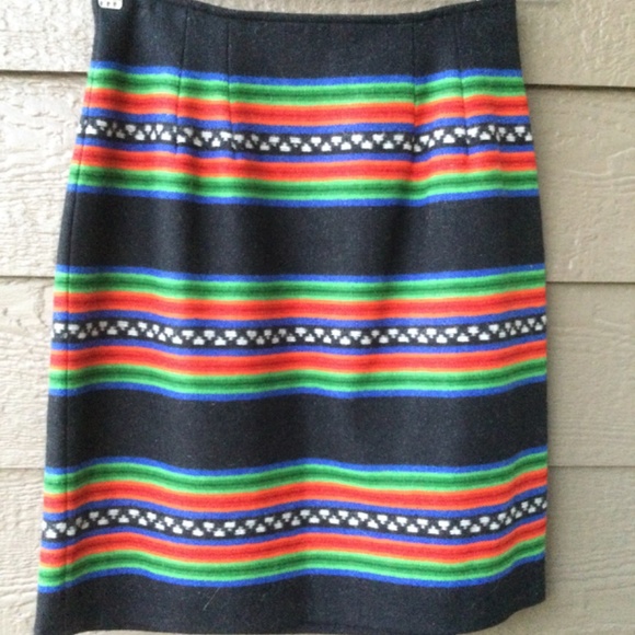 Knockabouts by Pendleton women's wrap Weaving peasant skirt wool, made in USA - Picture 2 of 9